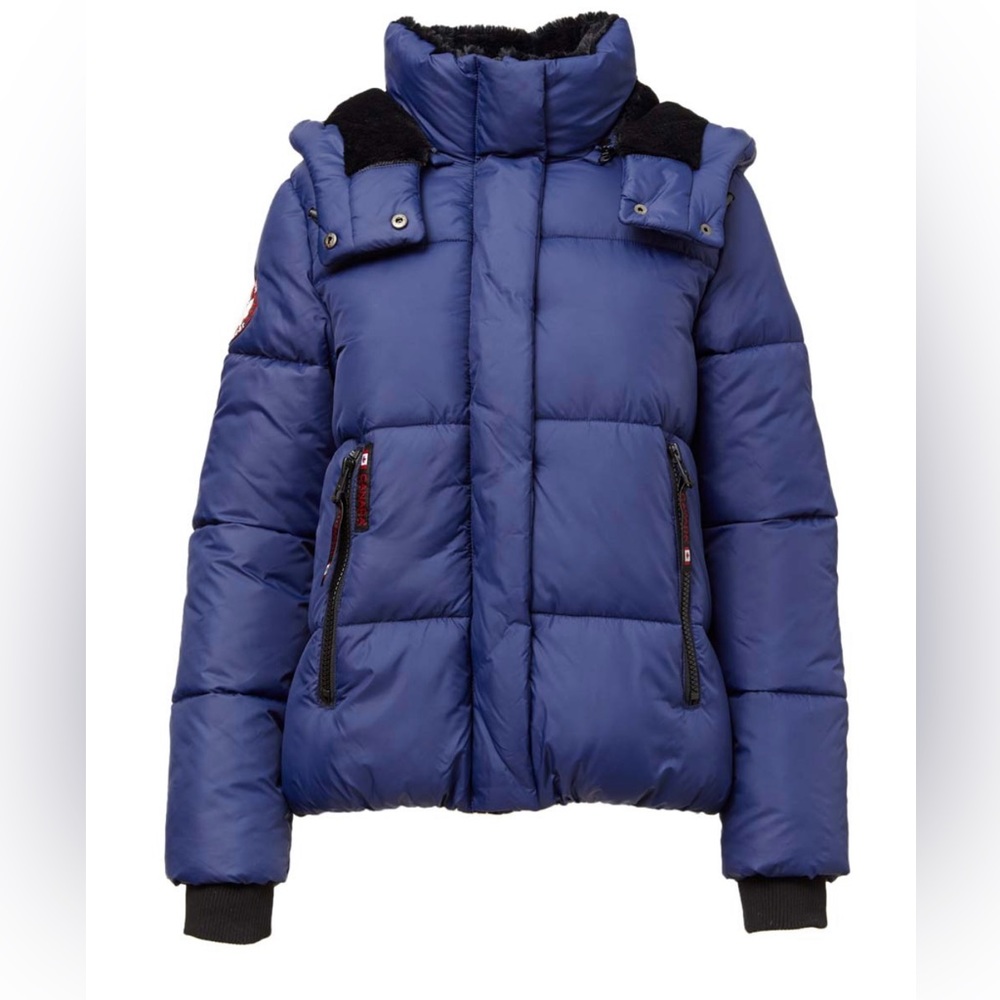 Canada Weather Gear | Midnight Detachable-Hood Puffer Coat